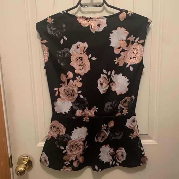 Flattering Peplum Top - Picture 2 of 6